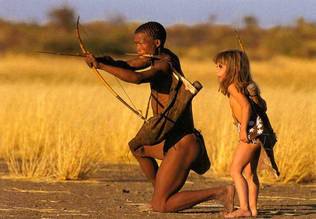 djevojcica i djecak u dzungli