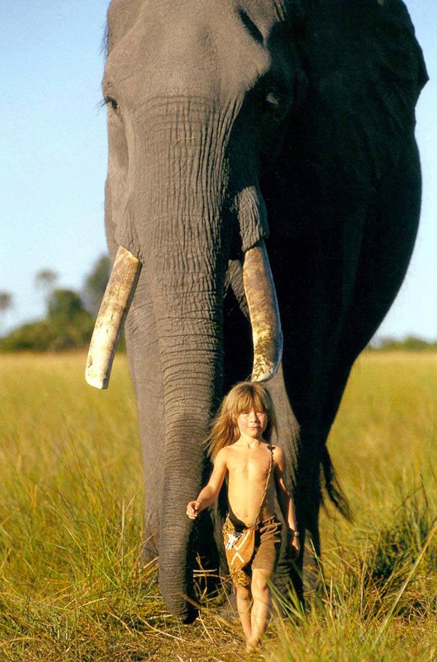 djevojcica i slon