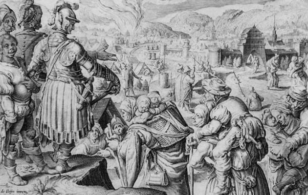 Masa ljudi, ilustracija