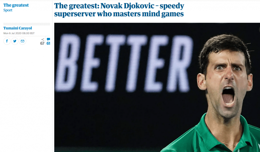 novak teniser