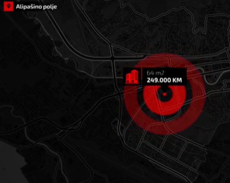 Stan u naselju Alipašino polje od 64 kvadrata prodaje se za 249 hiljada