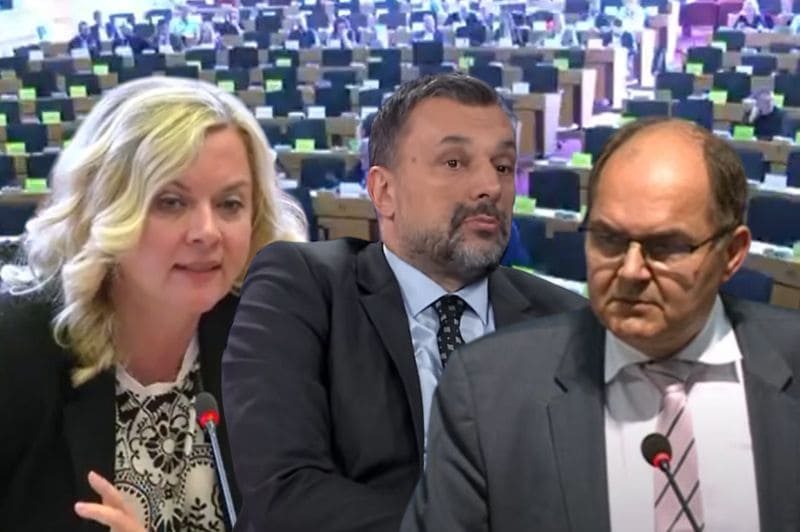 Europarlamentarka Željana Zovko, političar Elmedin Konakovic i visoki predstavnik Schmidt - Kolaž