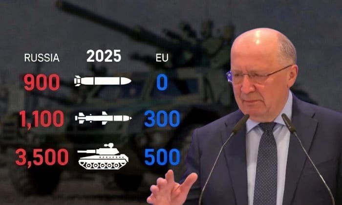 Andrius Kubilius upozorava da Rusija proizvodi 900 balističkih raketa godišnje, a EU nula.